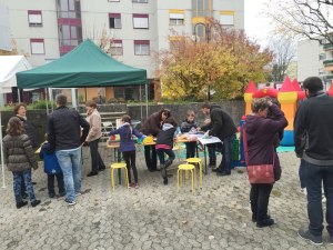 Fête de quartier 2015 de l'association de quartier Croisettes-Tuileries et environs à Epalinges - Ludothèque