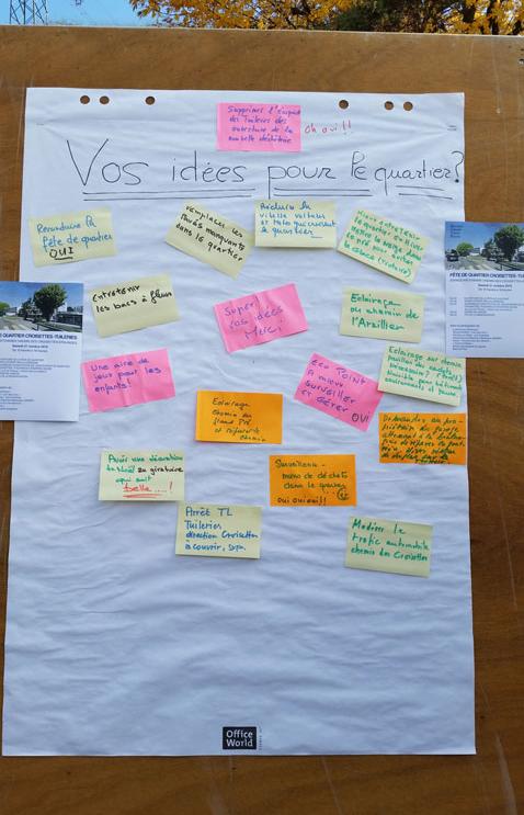 Fête de quartier 2015 de l'association de quartier Croisettes-Tuileries et environs à Epalinges