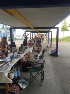 Vide-grenier 2016 de l'association de quartier Croisettes-Tuileries et environs à Epalinges